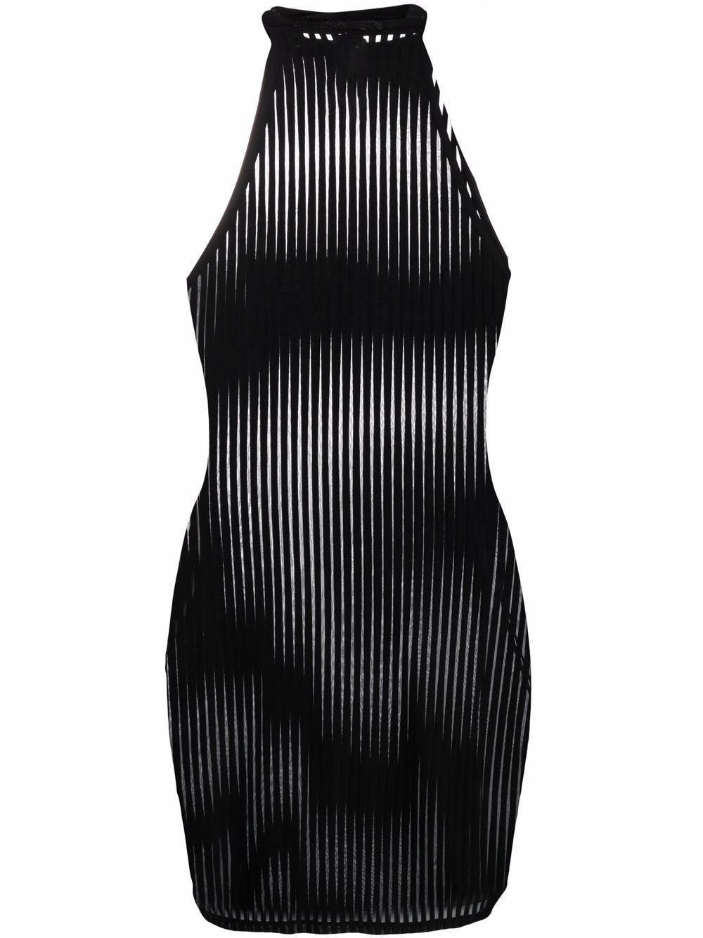 Maison Close Bande à Part striped dress - Black von Maison Close