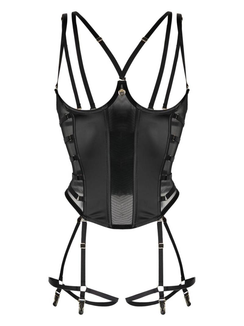 Maison Close Chambre Noire porte-jarretelles corset - Black von Maison Close