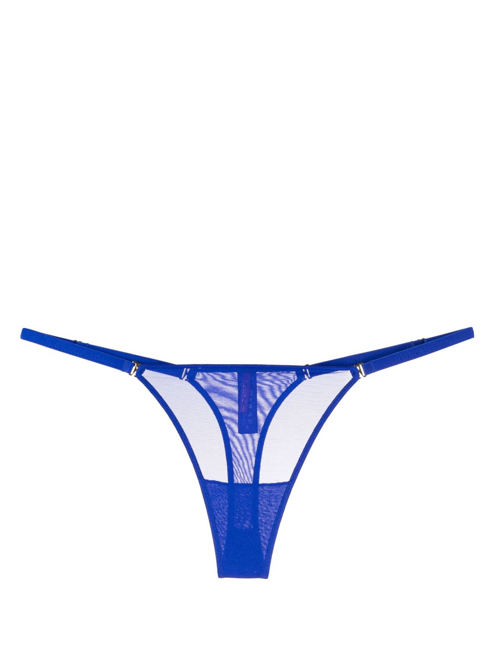 Maison Close Corps à Corps low-rise mini thong - Blue von Maison Close