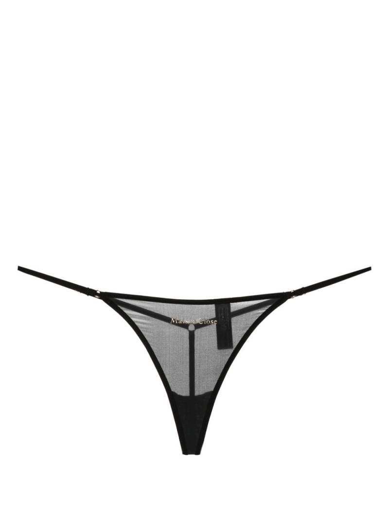 Maison Close Double Sens thong - Black von Maison Close