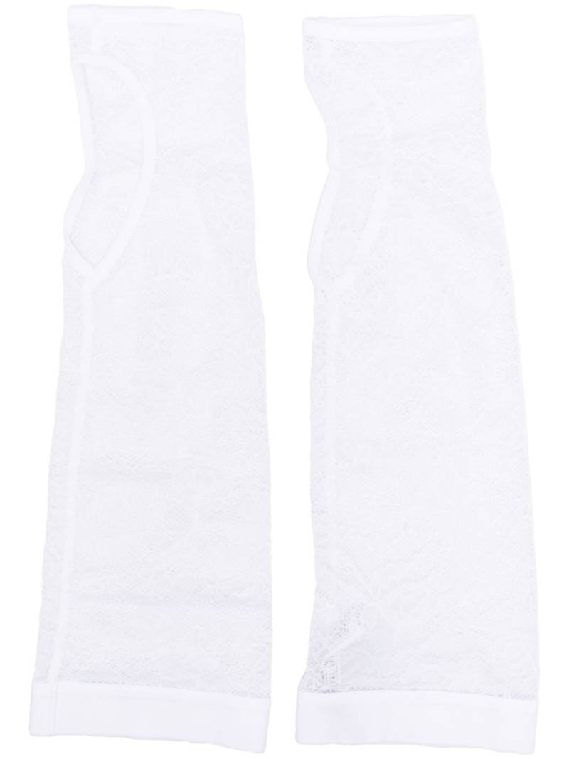 Maison Close Flashback gaiters - White von Maison Close