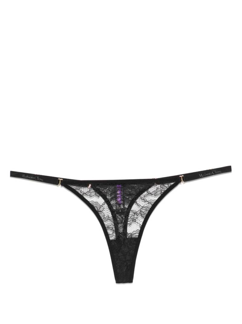 Maison Close Flashback mini thong - Black von Maison Close