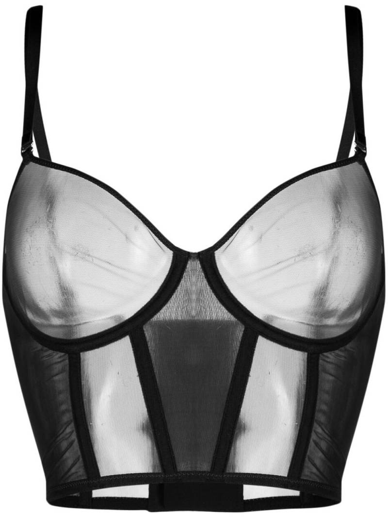 Maison Close L'Amoureuse Soutien Gorge bustier - Black von Maison Close