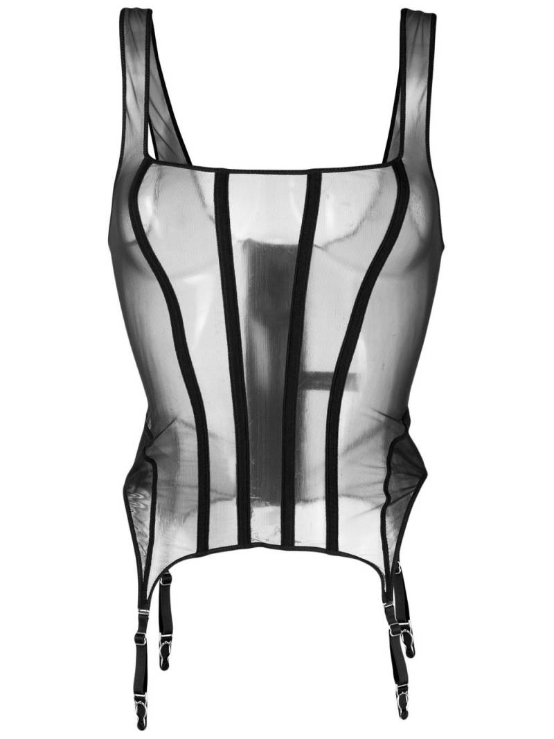 Maison Close L'Amoureuse combination corset - Black von Maison Close