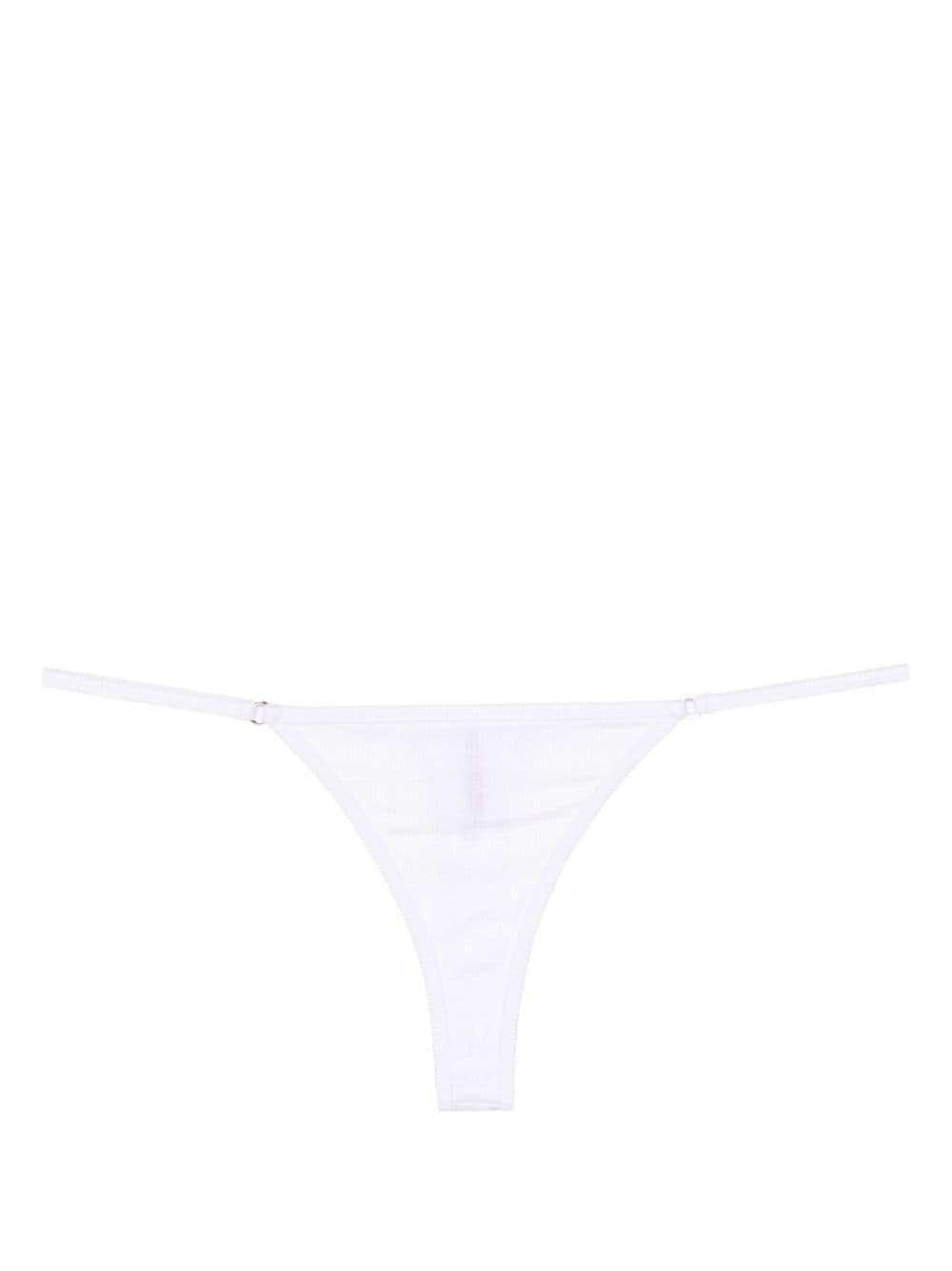 Maison Close La Femme Amazone thong - White von Maison Close