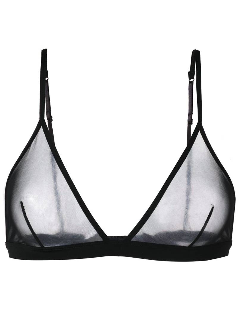 Maison Close Pure Tentation triangle bra - Black von Maison Close