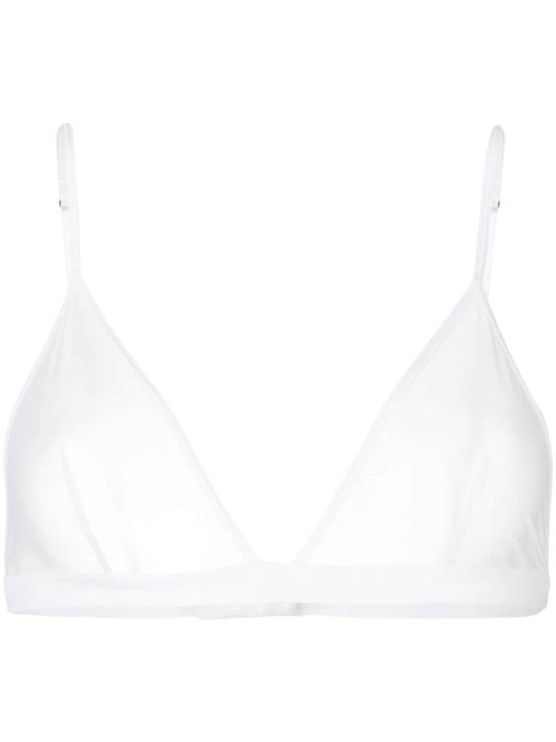 Maison Close Pure Tentation triangle bra - White von Maison Close