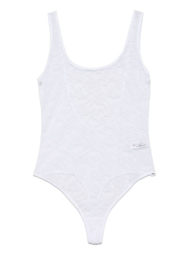 Maison Close backless bodysuit - White von Maison Close