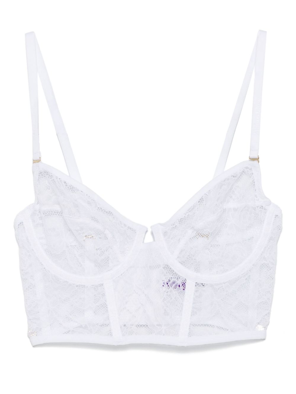 Maison Close balconette bra - White von Maison Close