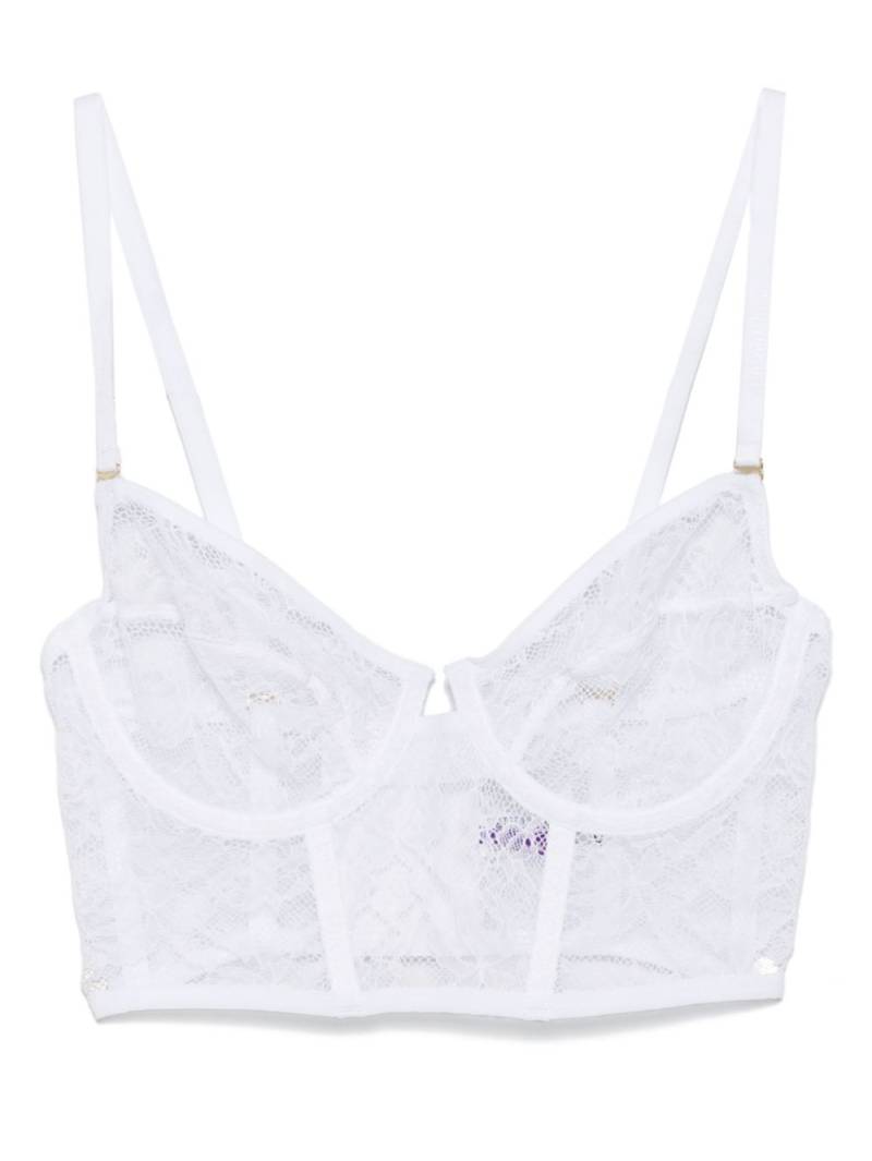 Maison Close balconette bra - White von Maison Close