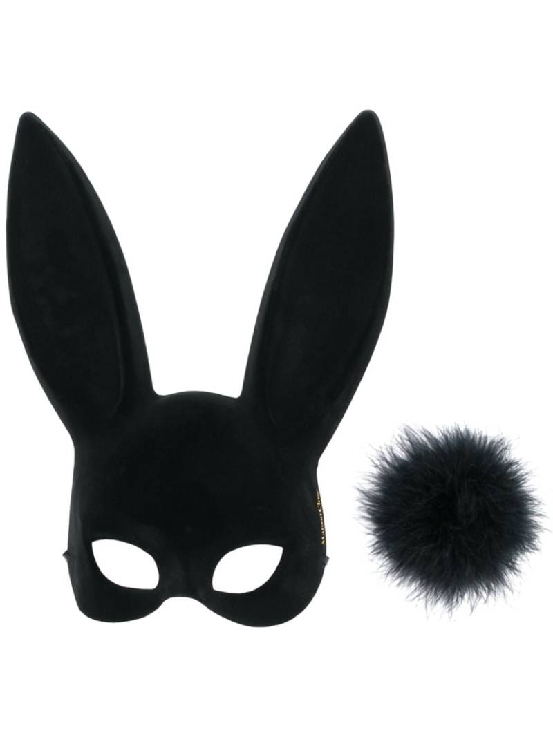 Maison Close bunny mask and tail - Black von Maison Close