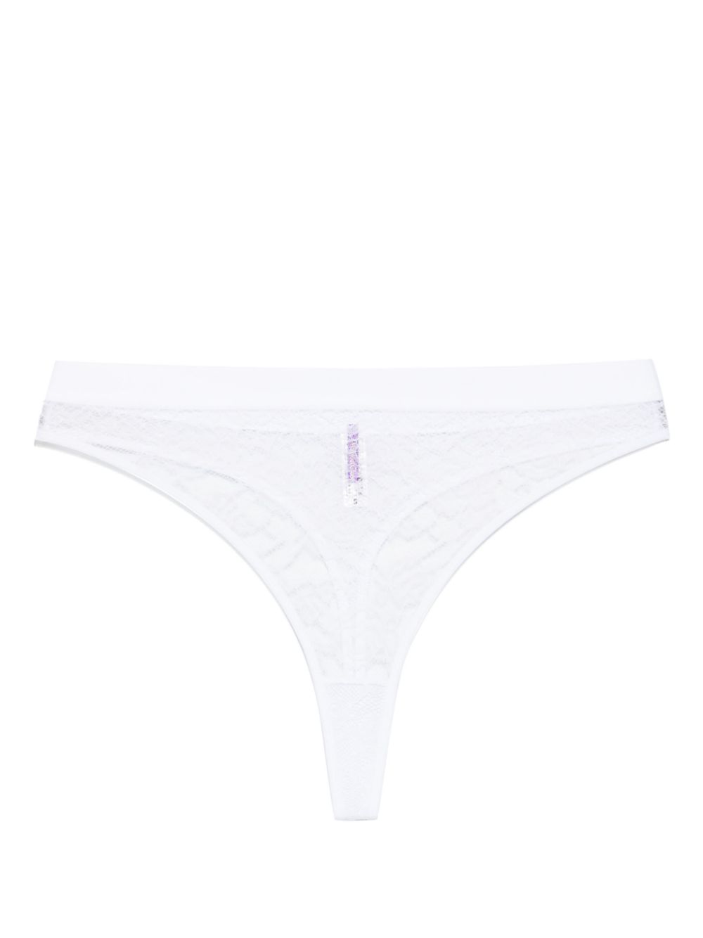 Maison Close high-waisted thong - White von Maison Close