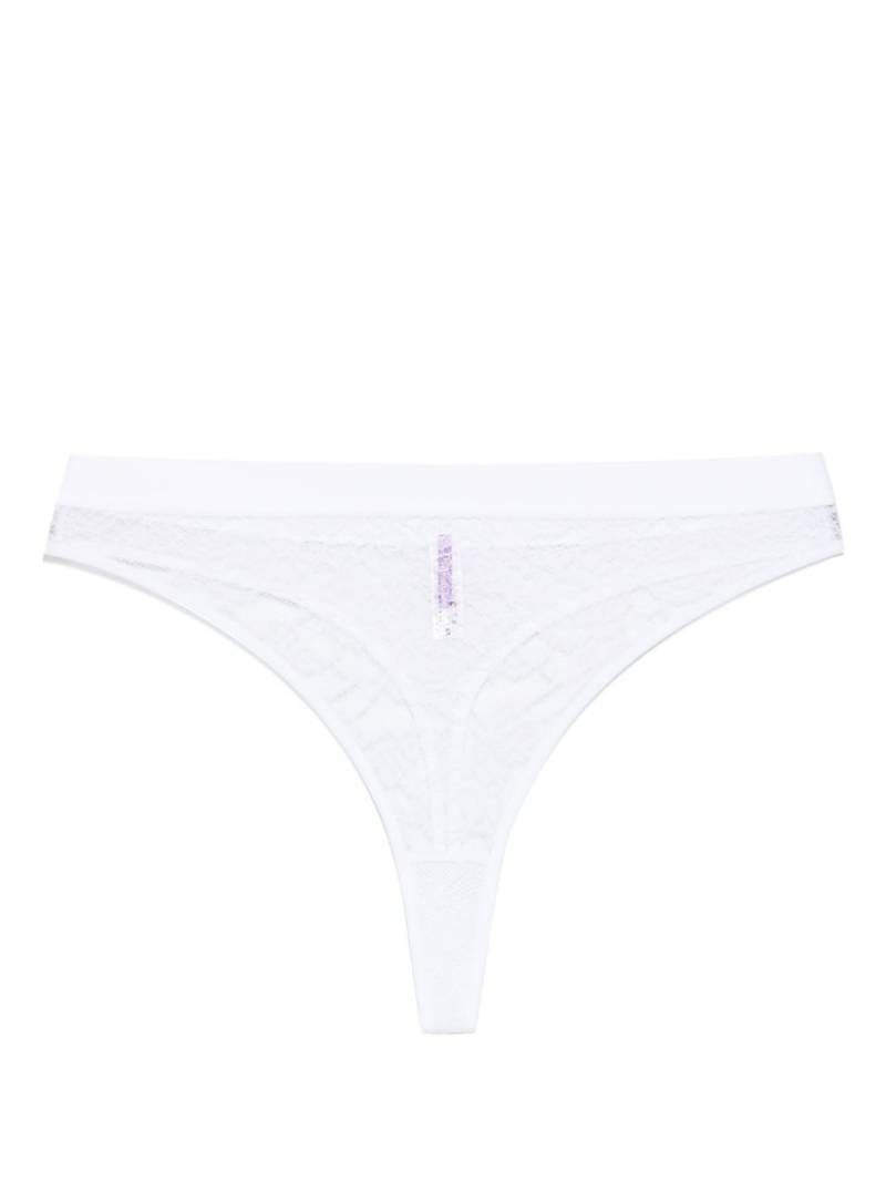 Maison Close high-waisted thong - White von Maison Close