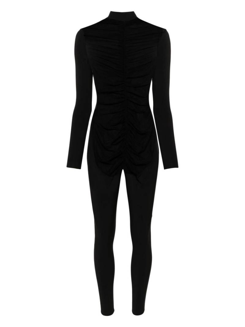 Maison Close mesh-panelled mock-neck catsuit - Black von Maison Close