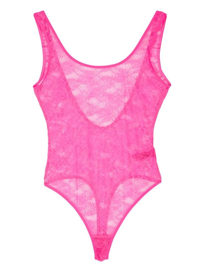 Maison Close open back bodysuit - Pink von Maison Close