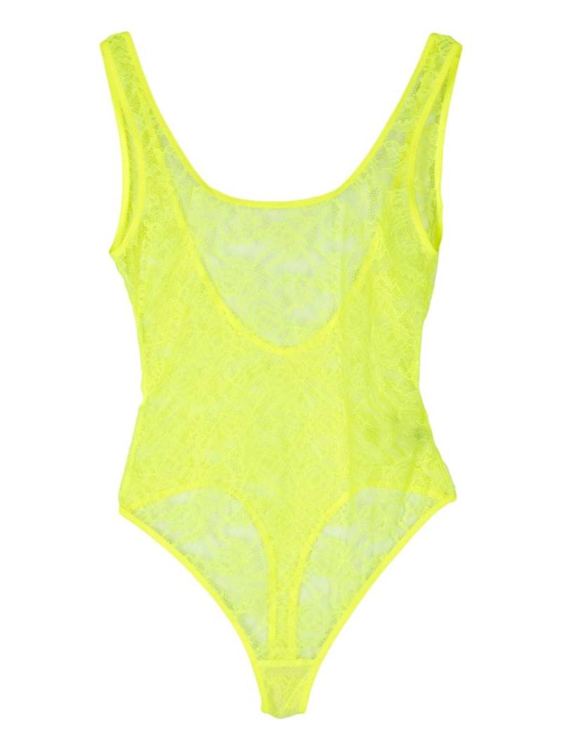 Maison Close open back bodysuit - Yellow von Maison Close