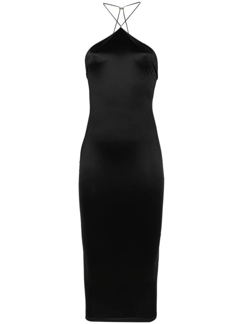 Maison Close open-back midi dress - Black von Maison Close