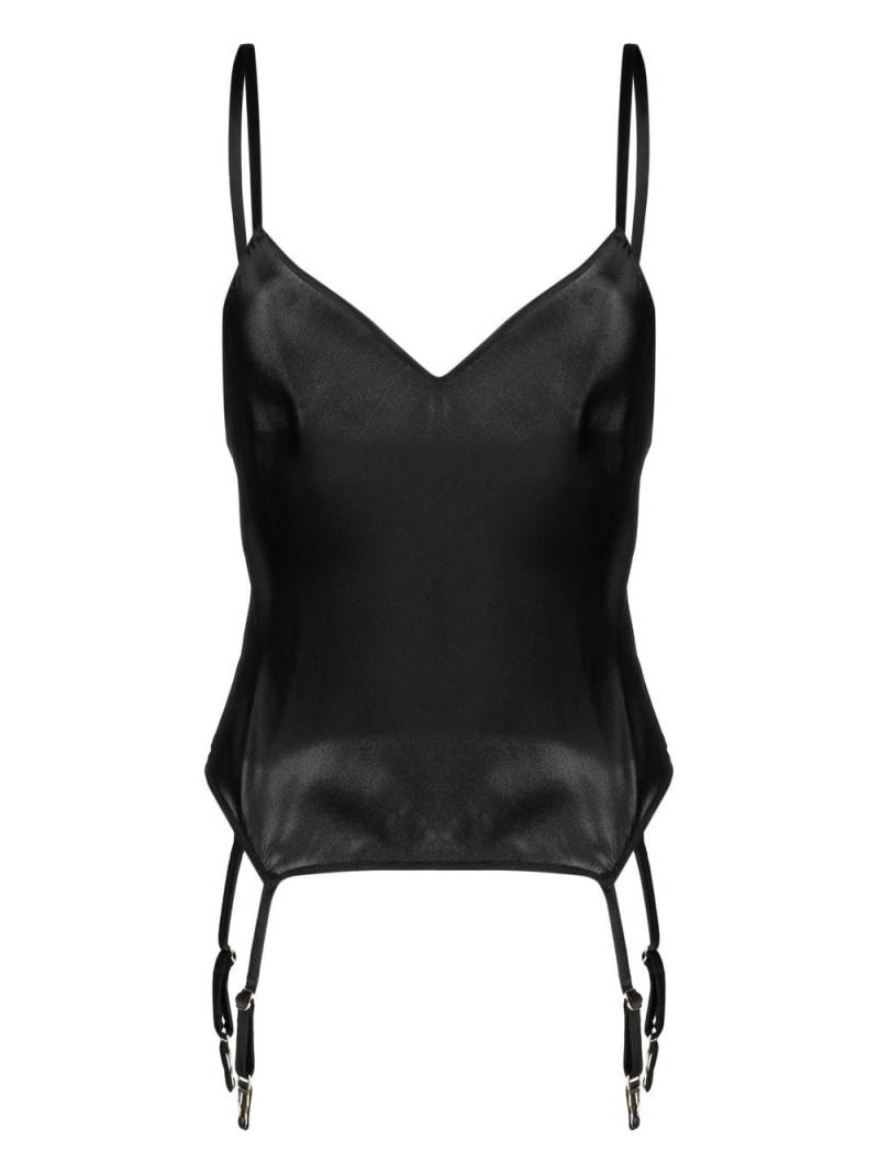 Maison Close silk camisole top - Black von Maison Close