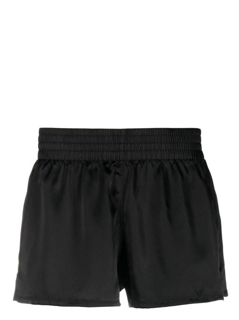 Maison Close smocked elasticated-waistband boxers - Black von Maison Close