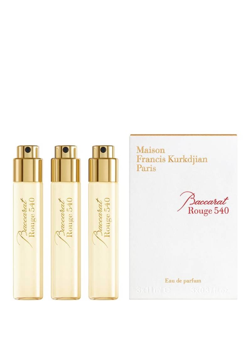 Maison Francis Kurkdjian Baccara Rouge 540 Refill Eau de Parfum (3 x 11 ml) 33 ml von Maison Francis Kurkdjian