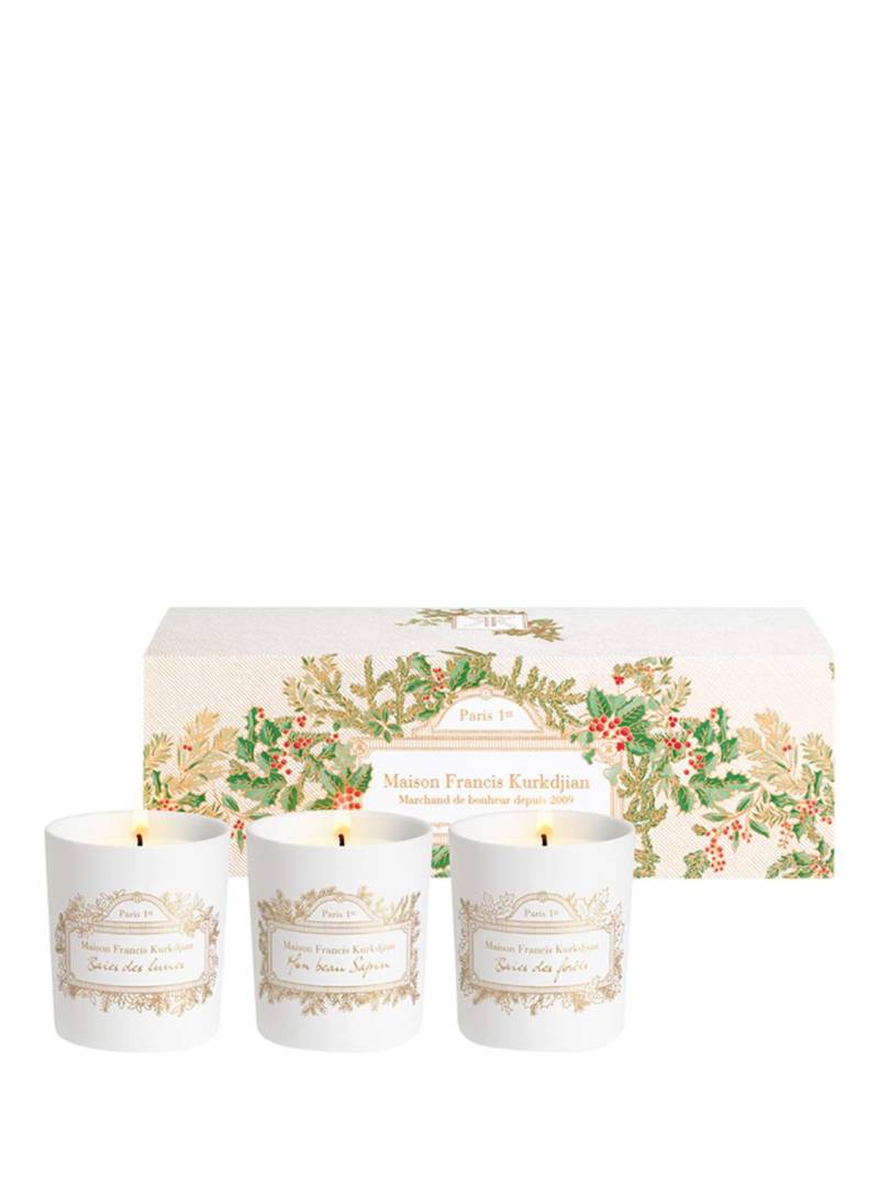 Maison Francis Kurkdjian Paris Trio Candle Set Holiday Duftkerzen-Set 285 g von Maison Francis Kurkdjian Paris