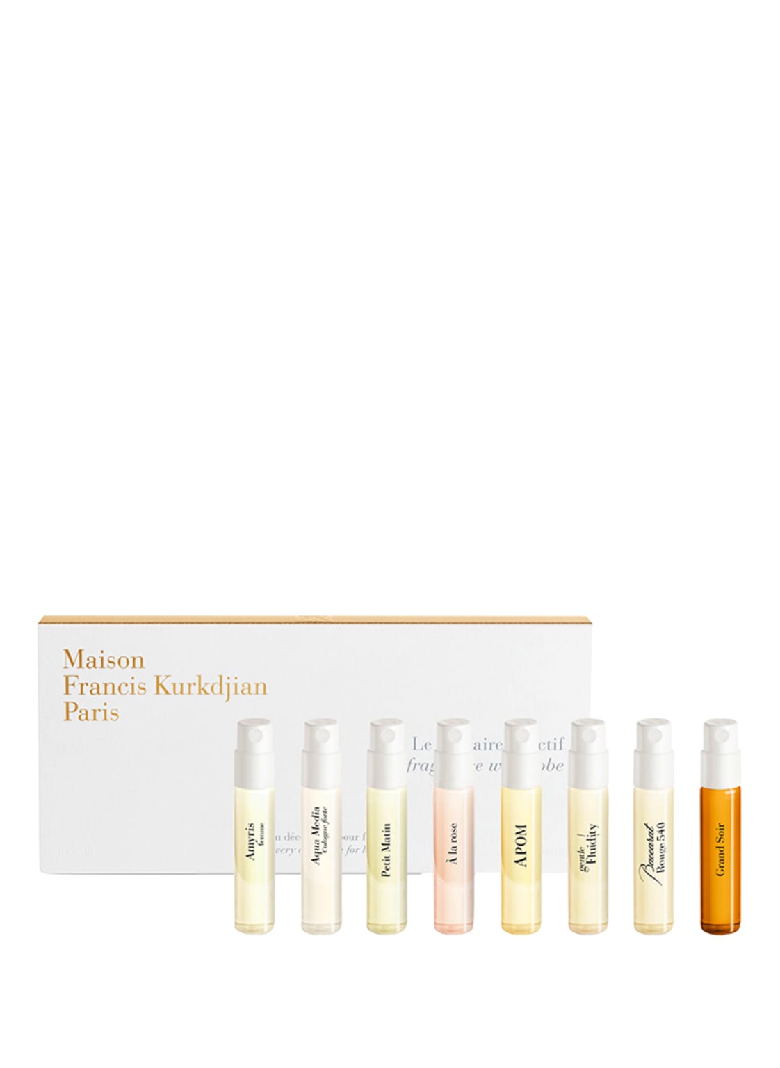 Maison Francis Kurkdjian Mini Fragrance Wardrobe For Her Duft-Set 16 ml von Maison Francis Kurkdjian