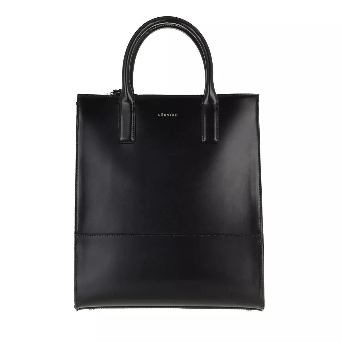 Maison Héroïne Schultertasche - Kira 13" Shopping Bag - Gr. unisize - in Schwarz - für Damen von Maison Héroïne