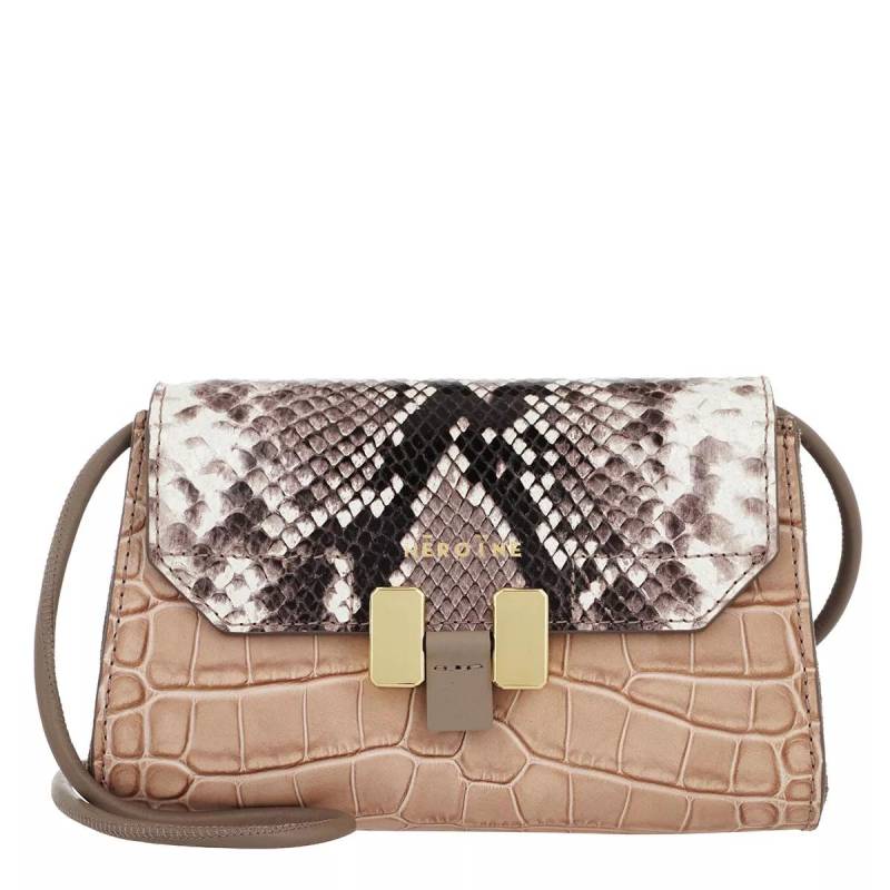 Maison Héroïne Umhängetasche - Lilia Mini Crossbody - Gr. unisize - in Beige - für Damen von Maison Héroïne