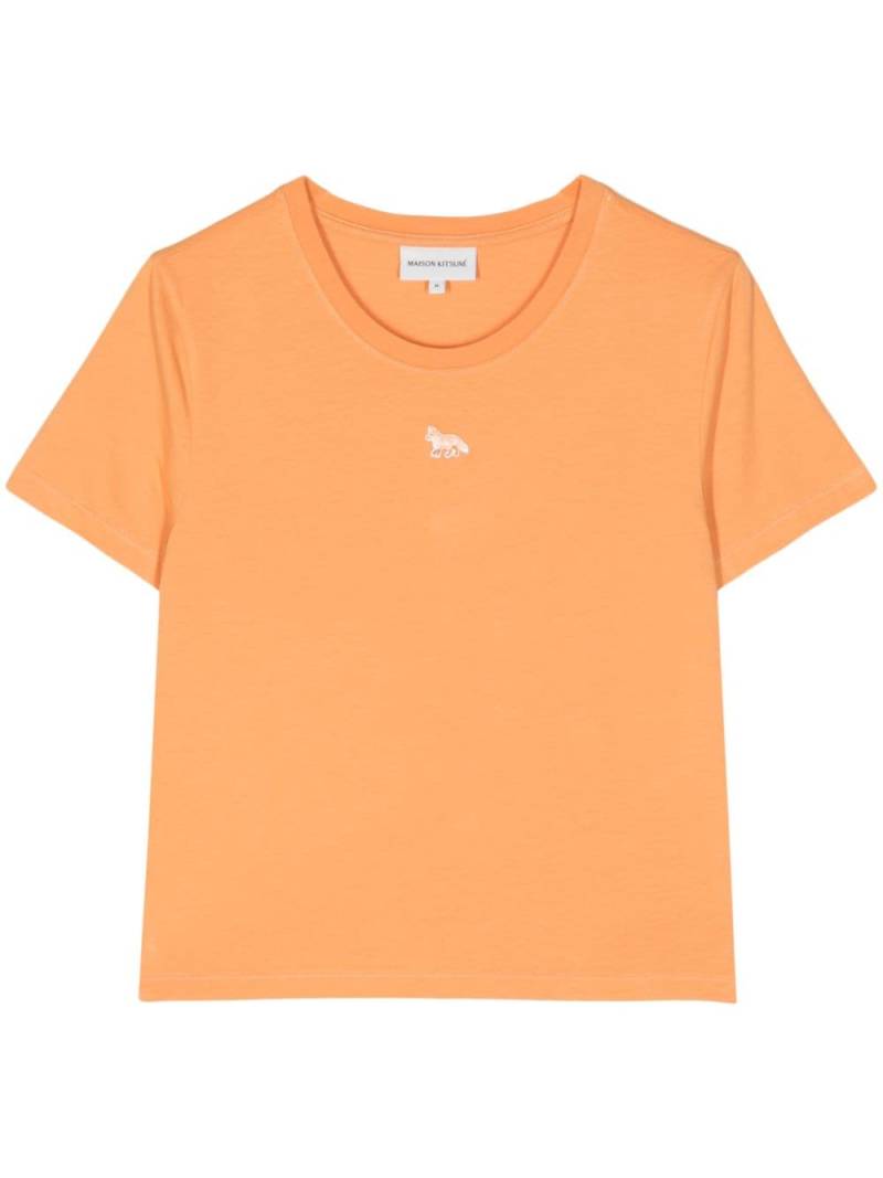 Maison Kitsuné Baby Fox cotton T-shirt - Orange von Maison Kitsuné