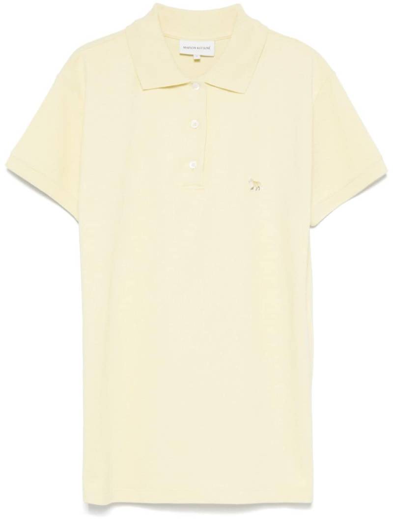 Maison Kitsuné Baby Fox polo shirt - Yellow von Maison Kitsuné