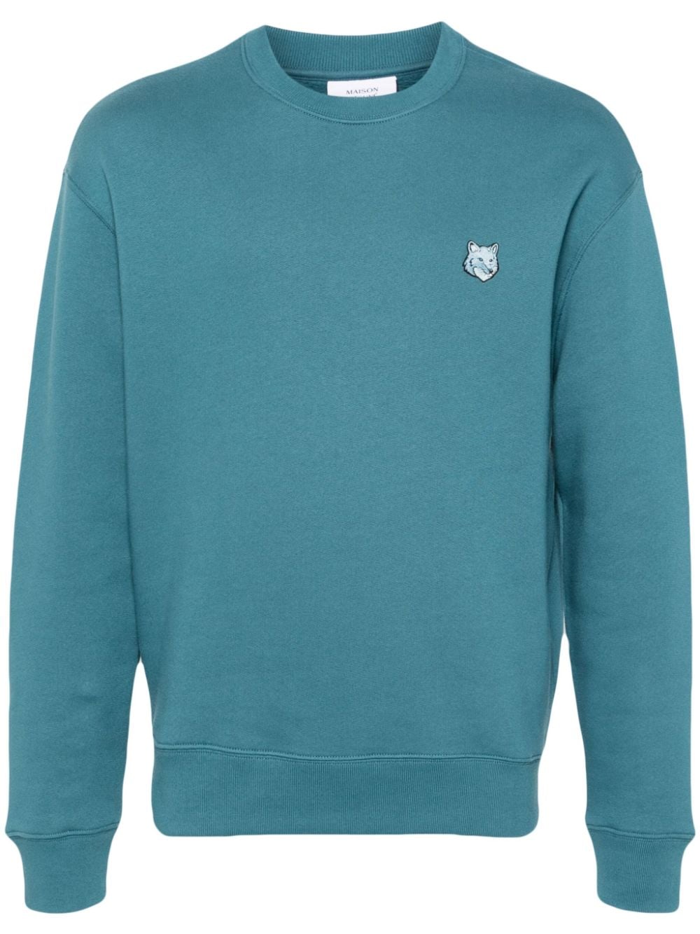 Maison Kitsuné Bold Fox Head patch sweatshirt - Blue von Maison Kitsuné