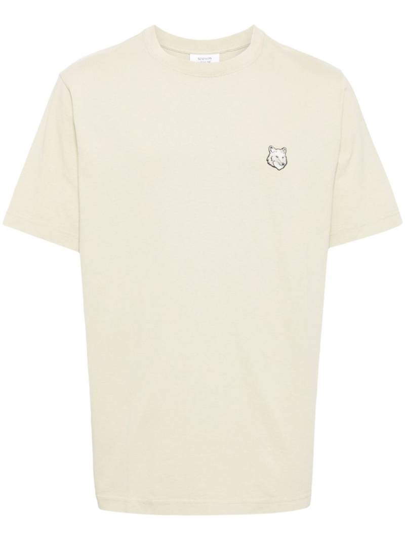 Maison Kitsuné Bold Fox head patch T-shirt - Neutrals von Maison Kitsuné