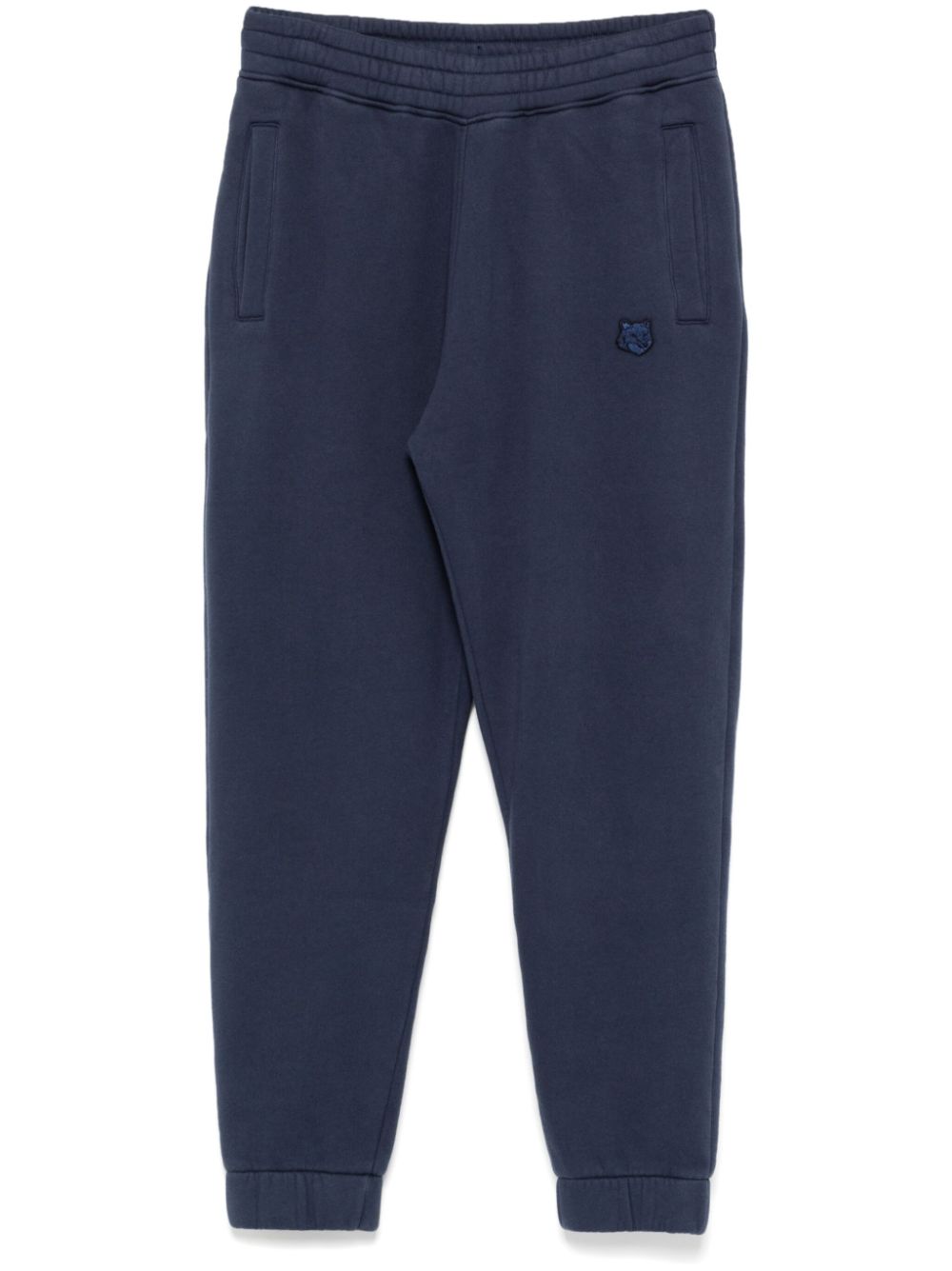 Maison Kitsuné Bold Fox head patch comfort track pants - Blue von Maison Kitsuné