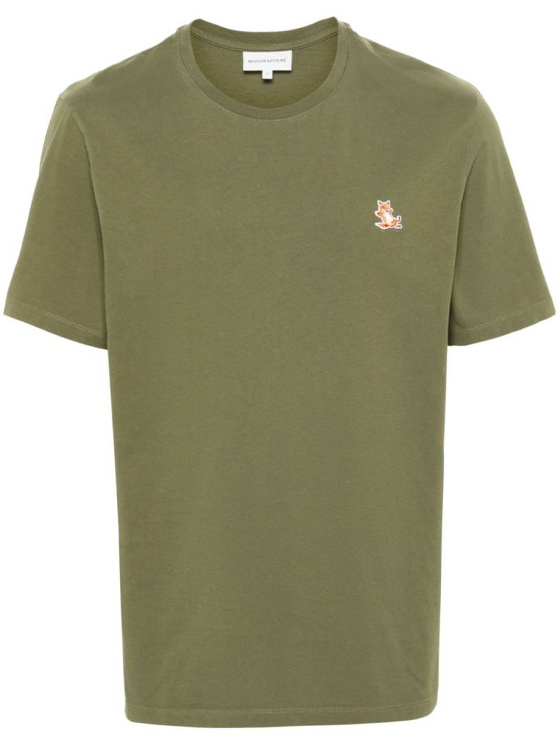 Maison Kitsuné Chillax Fox cotton T-shirt - Green von Maison Kitsuné