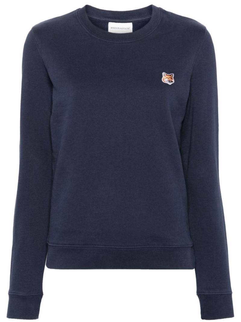 Maison Kitsuné Chillax Fox cotton sweatshirt - Blue von Maison Kitsuné