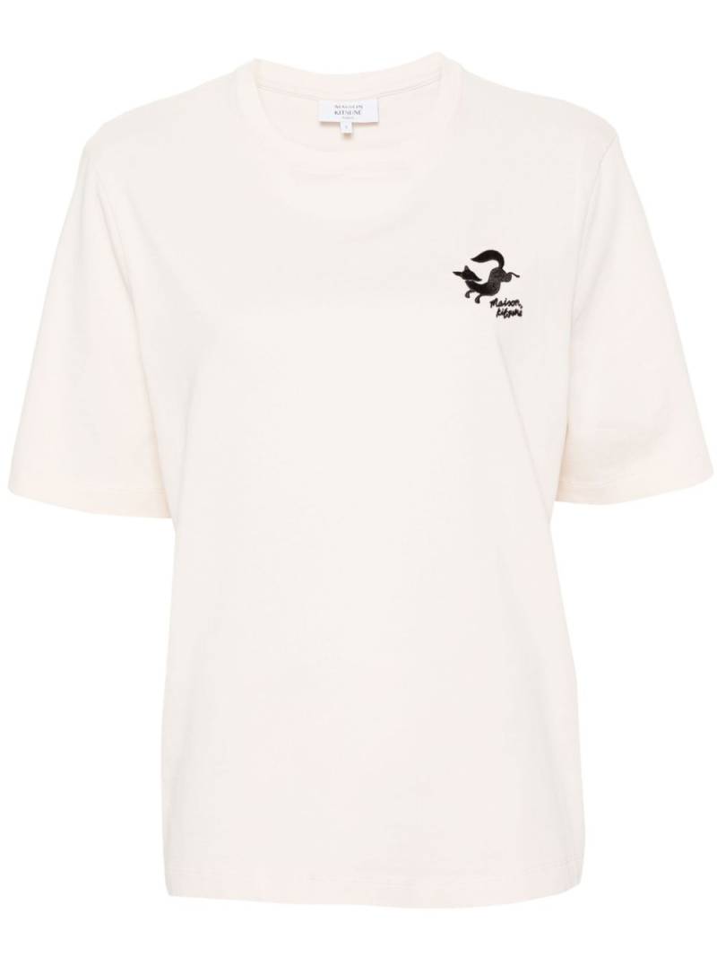 Maison Kitsuné Fancy Fox T-shirt - Pink von Maison Kitsuné