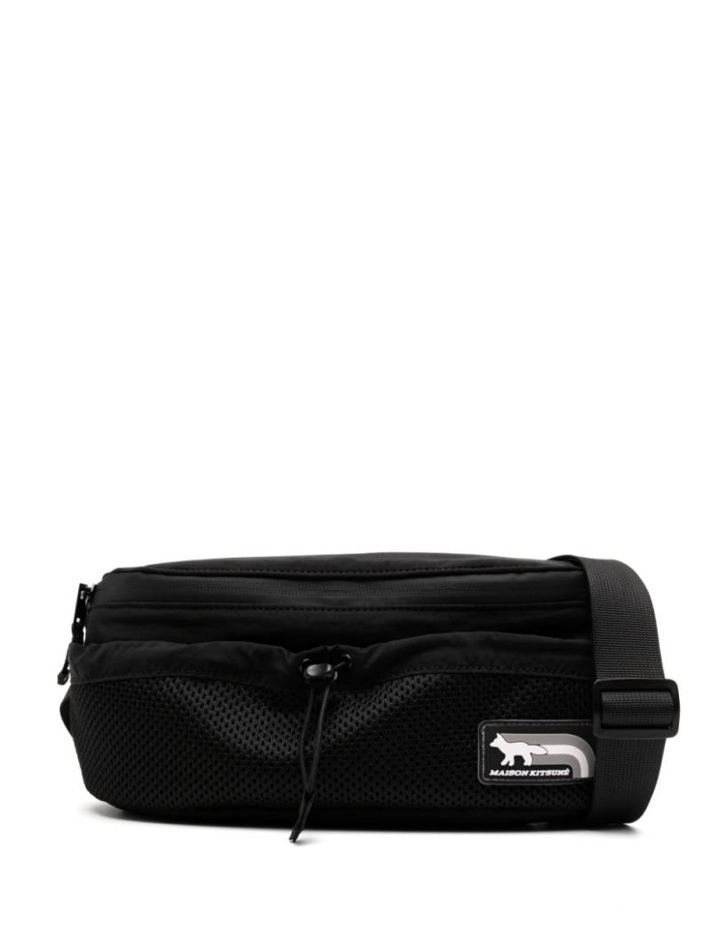 Maison Kitsuné Flash Fox belt bag - Black von Maison Kitsuné