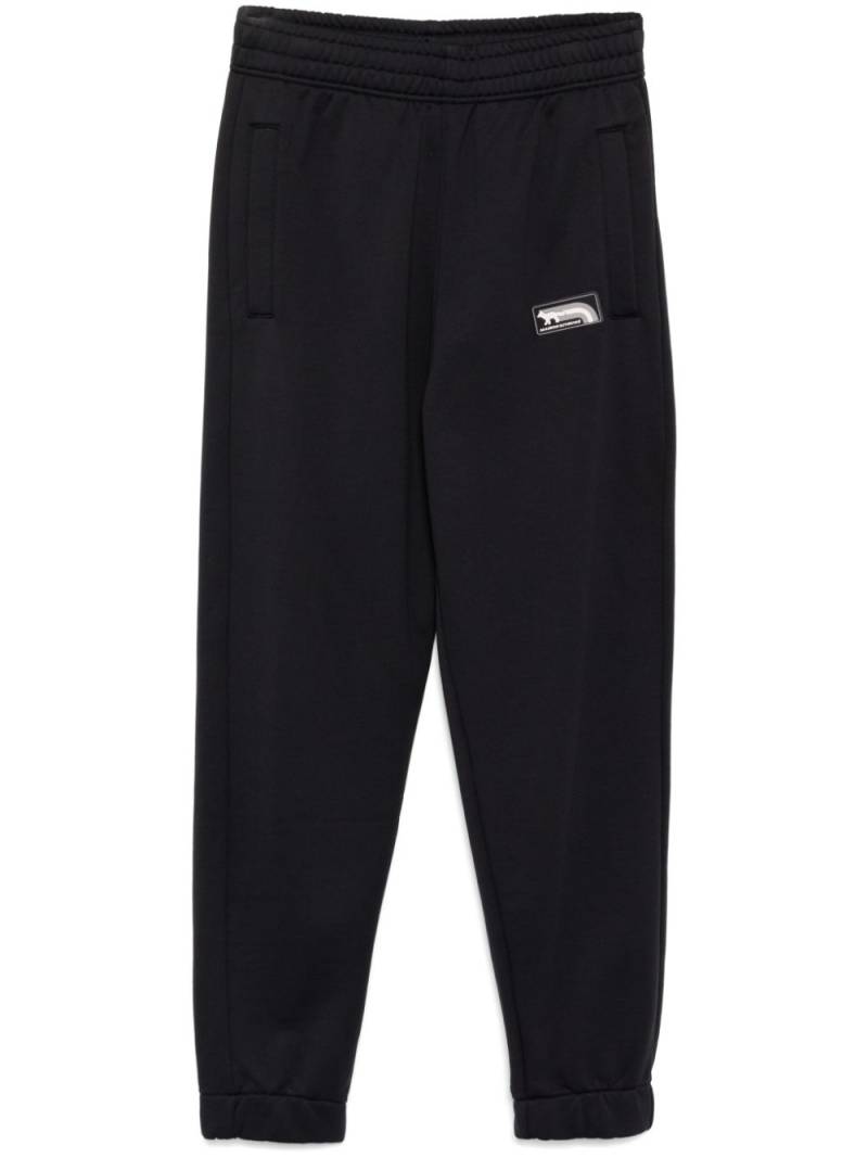 Maison Kitsuné Flash Fox patch sweatpants - Black von Maison Kitsuné