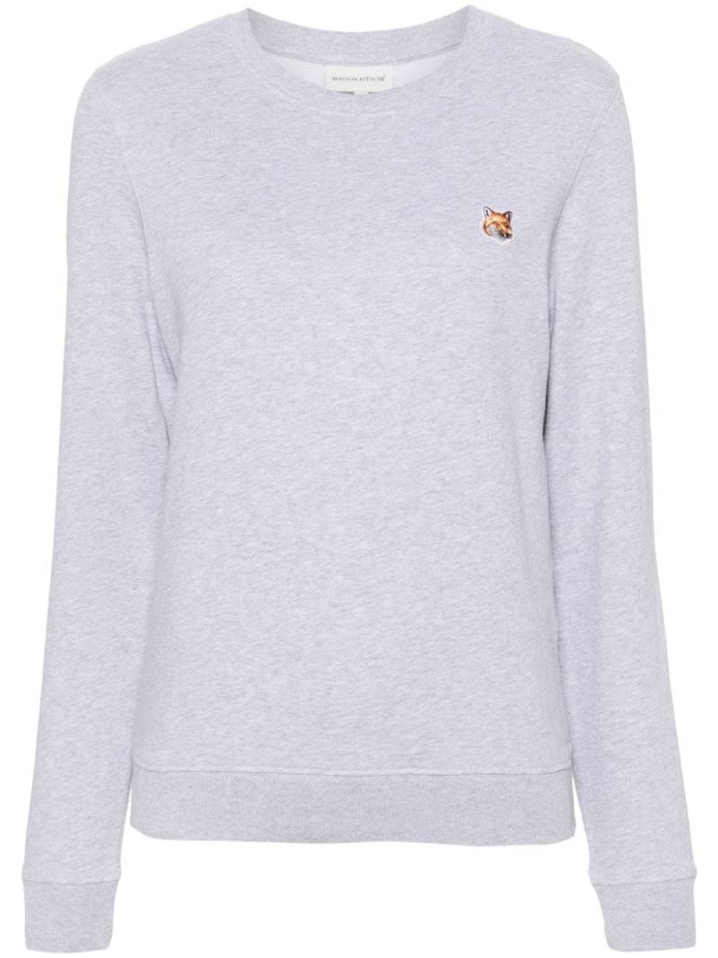 Maison Kitsuné Fox Head cotton sweatshirt - Grey von Maison Kitsuné