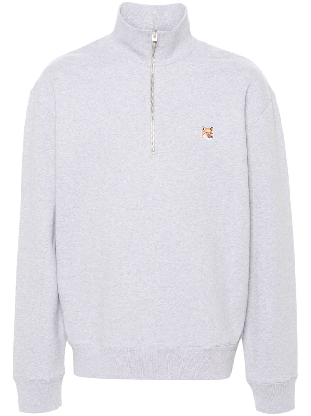 Maison Kitsuné Fox Head cotton sweatshirt - Grey von Maison Kitsuné