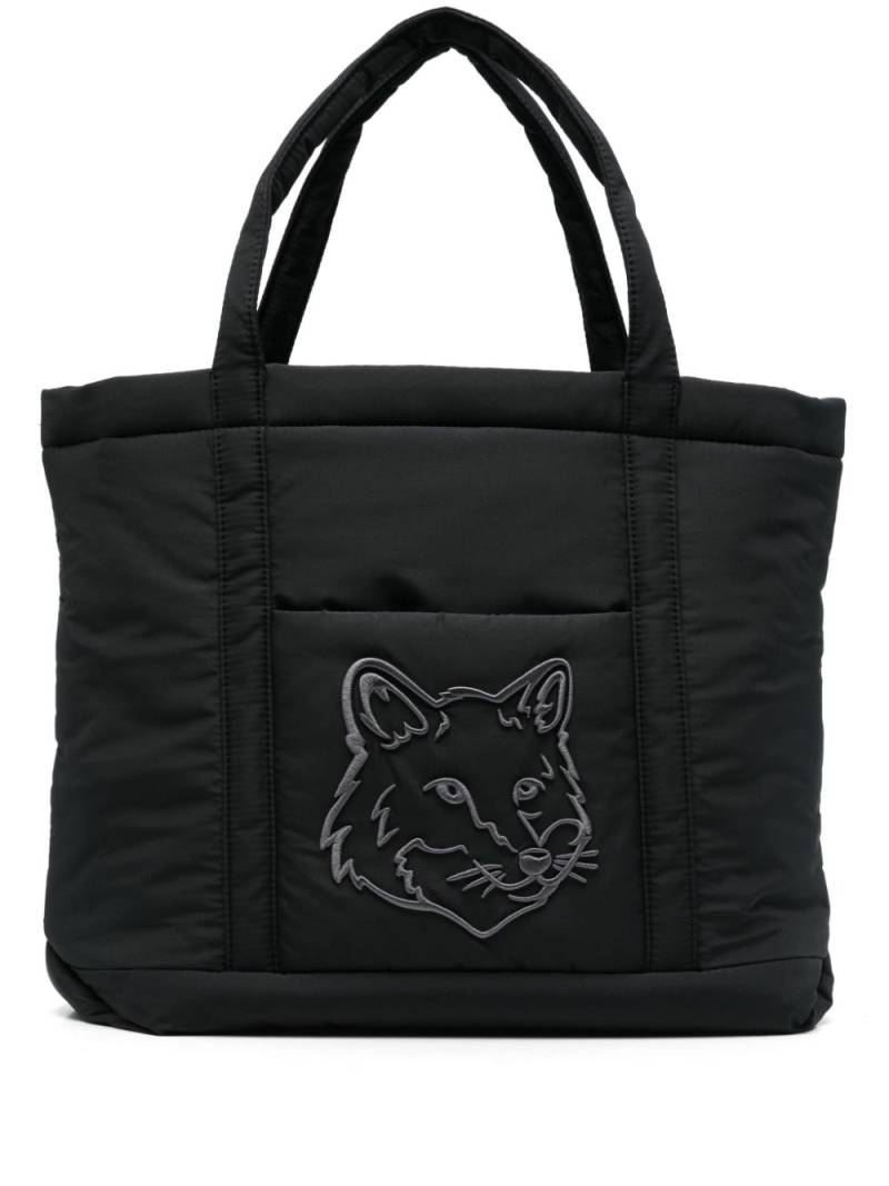 Maison Kitsuné Fox Head tote bag - Black von Maison Kitsuné