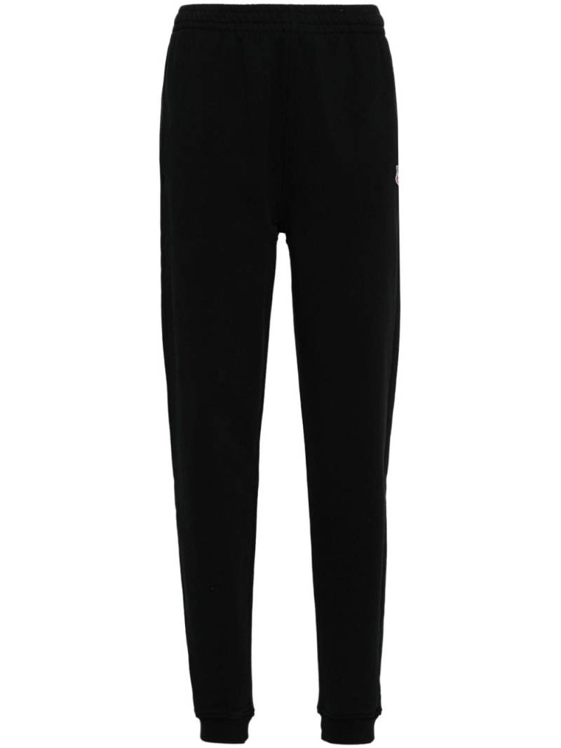 Maison Kitsuné Fox-appliqué track pants - Black von Maison Kitsuné