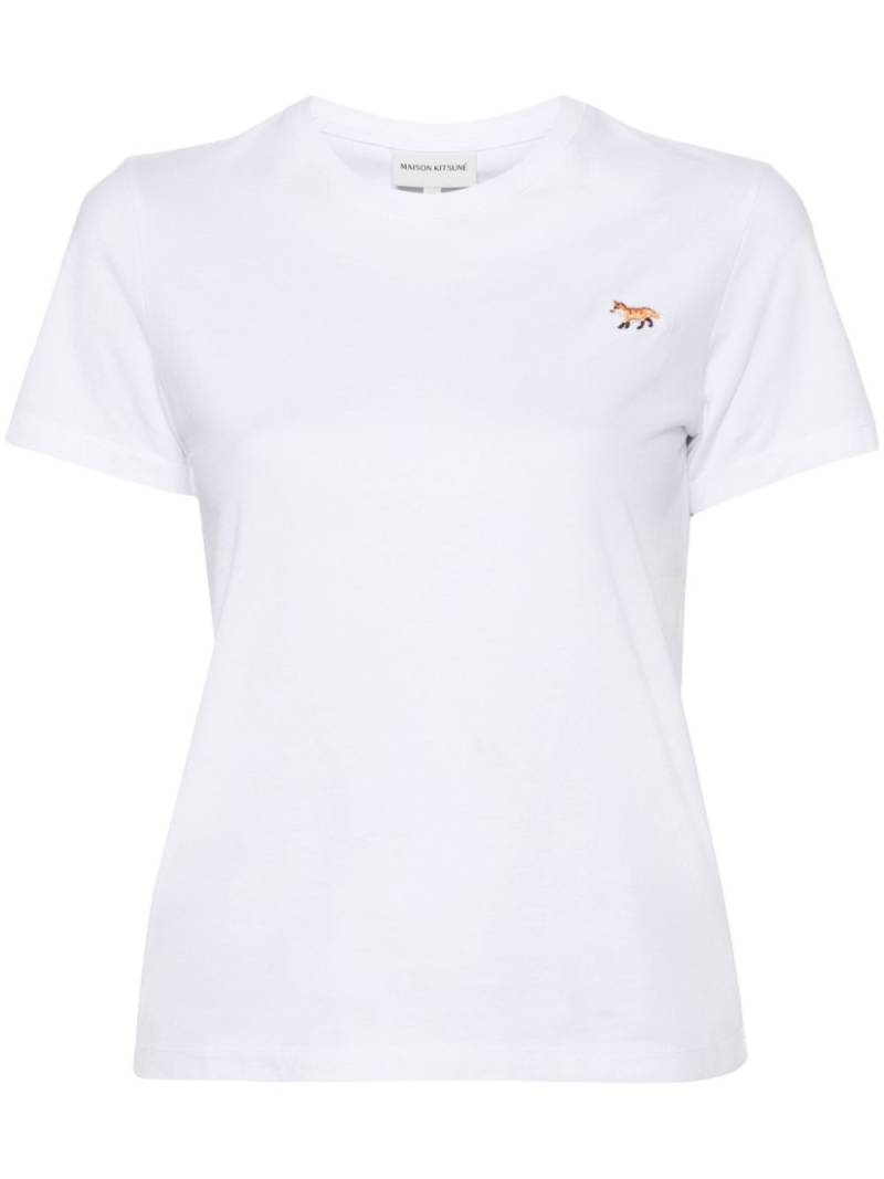 Maison Kitsuné Fox-motif cotton T-shirt - White von Maison Kitsuné