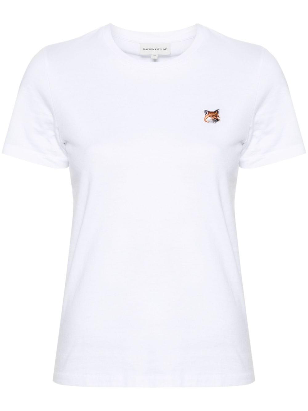 Maison Kitsuné Fox-motif cotton T-shirt - White von Maison Kitsuné