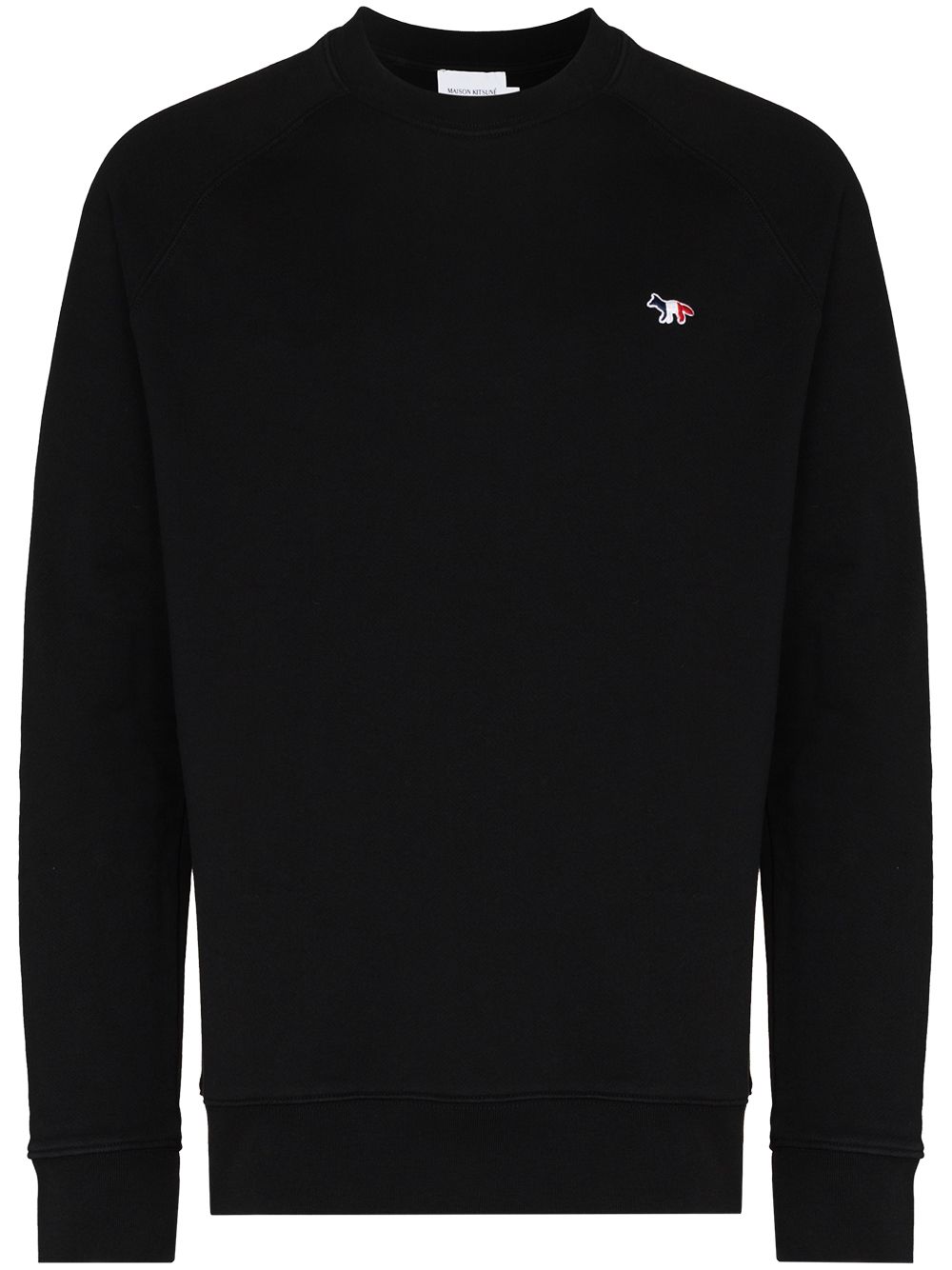 Maison Kitsuné Flag Fox cotton sweatshirt - Black von Maison Kitsuné