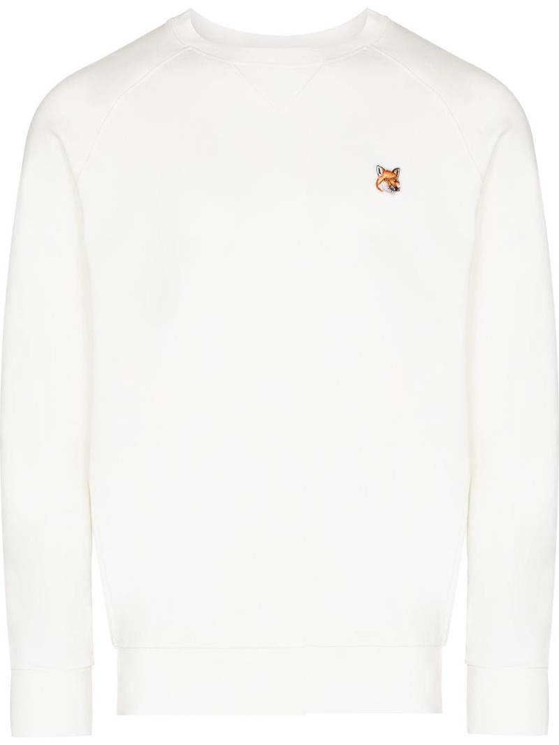 Maison Kitsuné Chillax Fox crew-neck sweatshirt - White von Maison Kitsuné