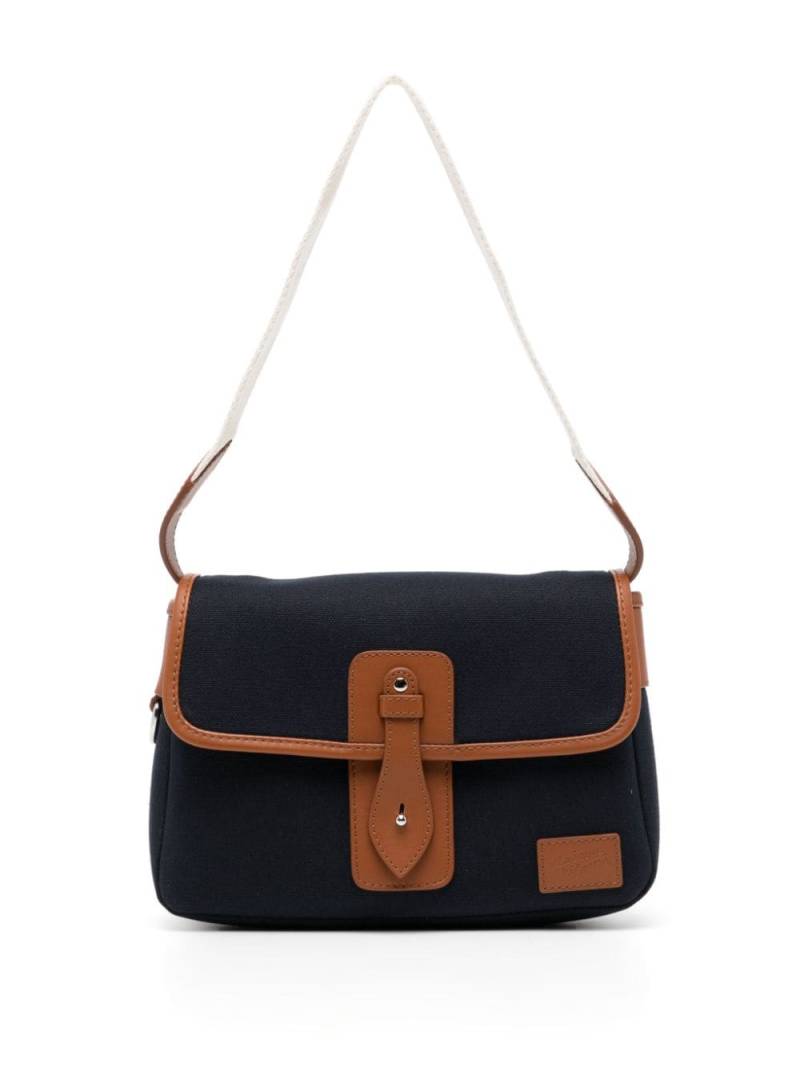 Maison Kitsuné Palais Royal cotton shoulder bag - Blue von Maison Kitsuné