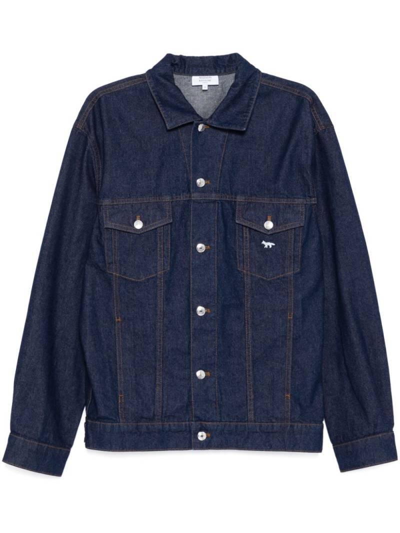 Maison Kitsuné Trucker jacket - Blue von Maison Kitsuné