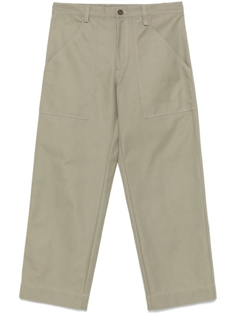 Maison Kitsuné Workwear trousers - Green von Maison Kitsuné