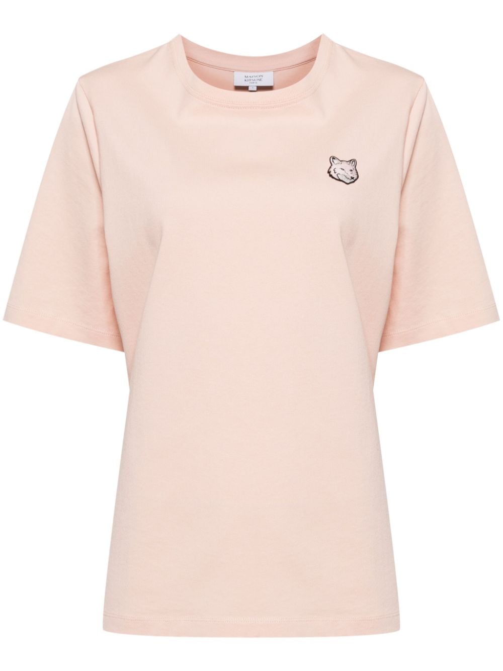 Maison Kitsuné baby fox patched comfort T-shirt - Pink von Maison Kitsuné